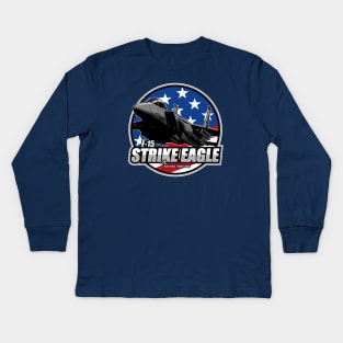 F-15 Strike Eagle Kids Long Sleeve T-Shirt